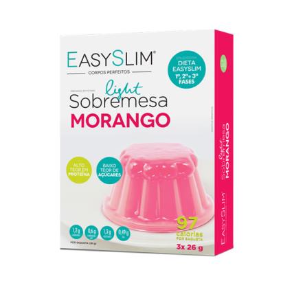 Easyslim Sobremesa Light Sabor Morango 3x26gr