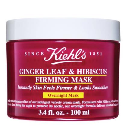 Máscaras e esfrega Ginger Leaf & Hibiscus Firming Overnight Mask