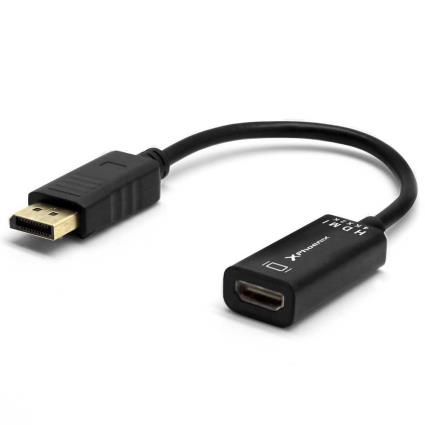 Para Hdmi Phdptohdmi Displayport 4k 30fps M / F Adaptador 24 Cm One Size Black