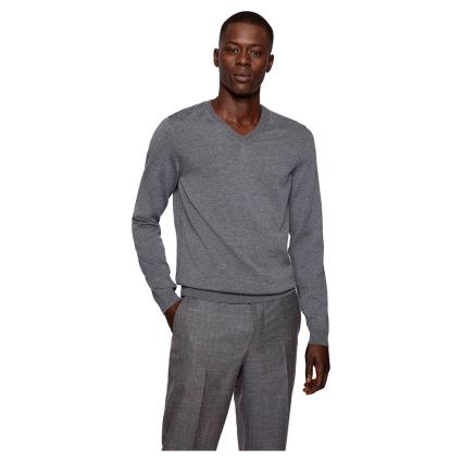 Camisola Gola V Melba-p M Medium Grey