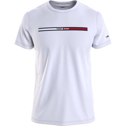Camiseta Manga Curta Decote Redondo Essential Flag Tee S White