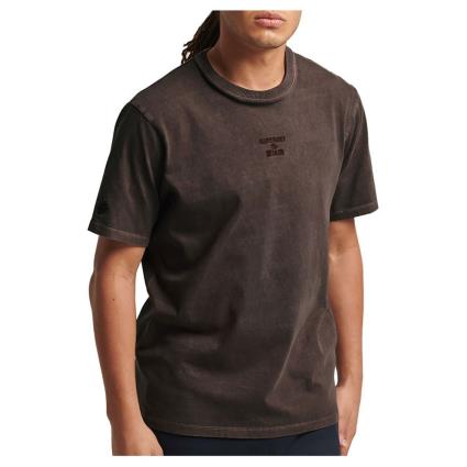 Camiseta Code Cl Garment Dye Loose S Rich Deep Burgundy