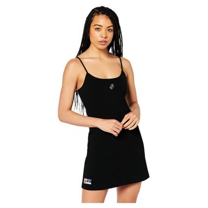 Vestido Code Essential Strappy L Black
