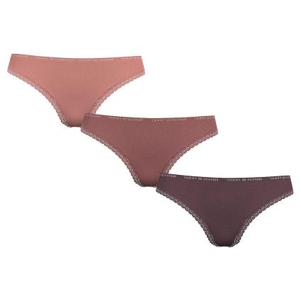 Tanga Lace 3 Pares XS Overshadow / Mineralize / Guava