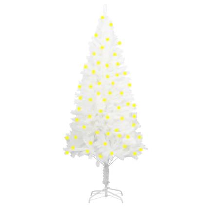 Árvore de Natal artificial com luzes LED 150 cm branco