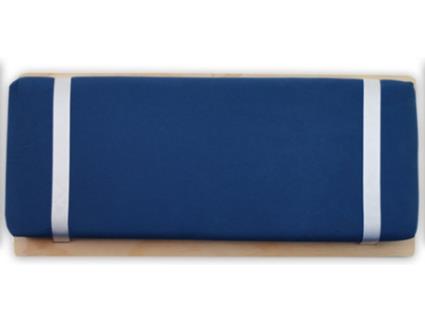 Cabeceira para Sofá  Box (Azul - Madeira - 120x47 cm)