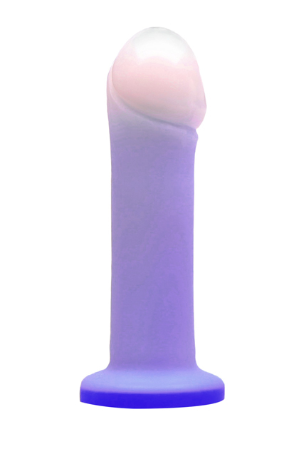 Dildo  Azul Silicone Silicone/ABS (16,5 cm)