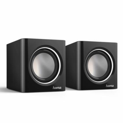 Colunas para PC ""Sonic Mobil"" 185"", Preto