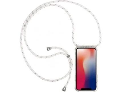Colar, Xiaomi Redmi Note 7, Capa em Silicone, Branco, CY121050