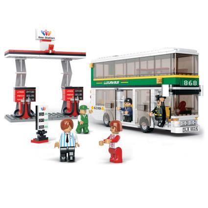 Construção  Town Bus - Set Autocarro 2 Andares (Idade Mínima: 6 - 403 Peças)