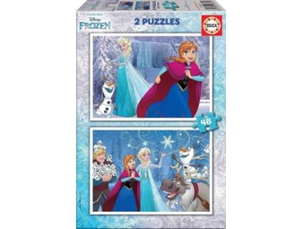 Puzzle Infantil Frozen  (2 x 48 pcs)