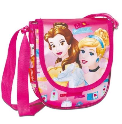 Bolsa Tiracolo oval Princesas  Bela e Cinderela