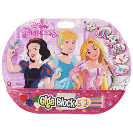 Mega Bloco Actividades Princesas  5 em 1