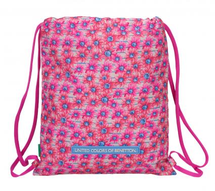 Saco Mochila com cordões 40cm  Fiori