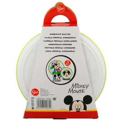 Conjunto Refeição 3 Peças Mickey