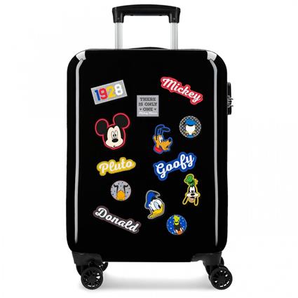 Mala Trolley Viagem ABS 55cm Mickey Have a Good Day Preto