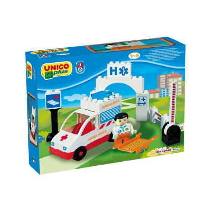 Blocos de Encaixe  Ambulância (Idade Mínima: 2 - 19 Peças)