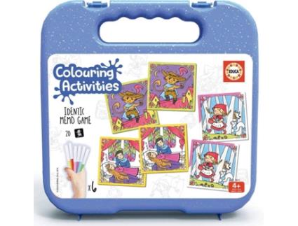 Jogo Criativo  Actividades para Colorir - Identic Memo