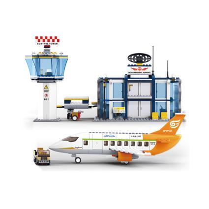 Construção  Aviation - Torre de Controlo com Avião (Idade Mínima: 6 - 678 Peças)