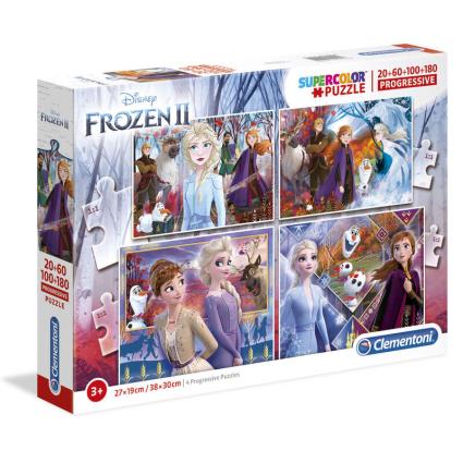 Puzzle Progressivo 4 em 1 Frozen 2 