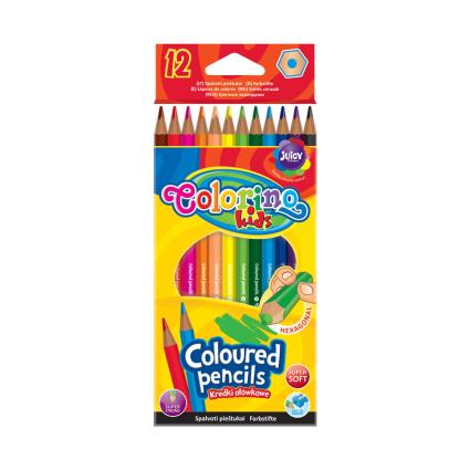 Lápis Cor Hexagonal 12 Cores 