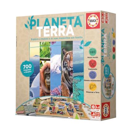 Jogo de Tabuleiro  Planeta Terra - O Jogo