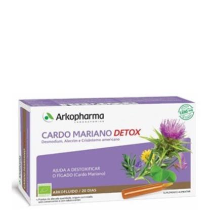 ARKOFLUIDO CARDO MARIANO DETOX AMPOLAS X 20