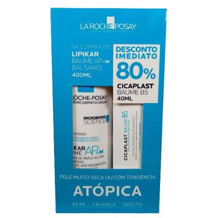 La Roche-Posay Lipikar Baume AP+M 400ml + 80% Cicaplast Baume B5 40ml