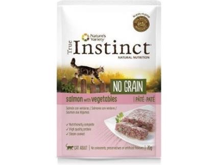Ração para Gatos  Sem Cereais (70g - Húmida - Sabor: Salmão e Vegetais)