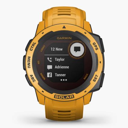Smartwatch  Instinct Solar - Amarelo - Relógio