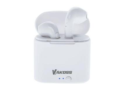 Auriculares Sem Fios Bluetooth Branco 