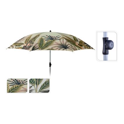 CHAPÉU-DE-SOL DESENHO FOLHAS MODELOS SORTIDOS Ø 200CM. ALTURA 215CM