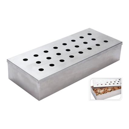 FUMEIRO PORTÁTIL DE INOX 24 X 10 X 45CM