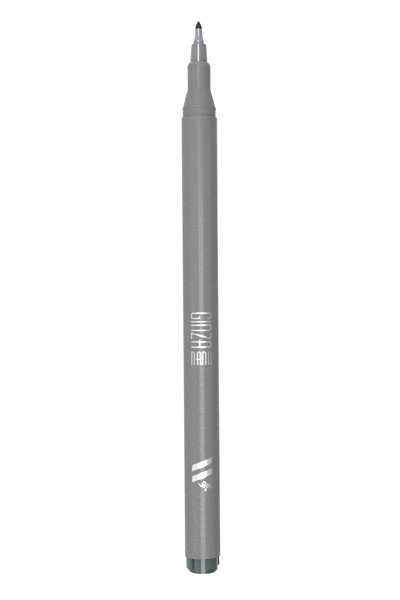 Marcador Ginza Nano Brush Pen 443 Graphite Grey