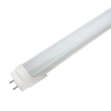 Tubo led t8 smd2835 epistar - aluminio - 25w - 150cm conexão dois laterais branco quente