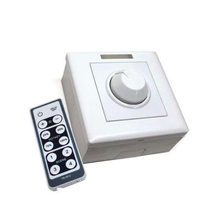 Regulador dimmer led + comando iv 200w 0-10v