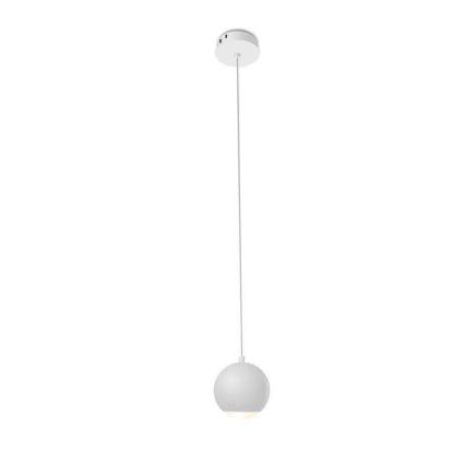 Luminária suspensa glesna branca 5w branco frio