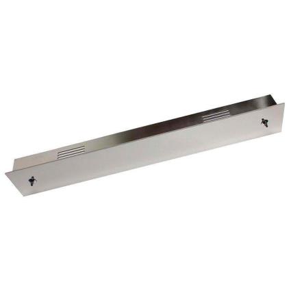 Florão rectangular aço inox 500