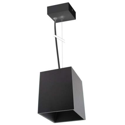 Candeeiro de teto preto prolux suspend housing square 110