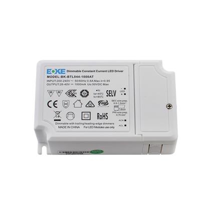 Led driver boke dc26-40v/40w/1000ma triac regulável
