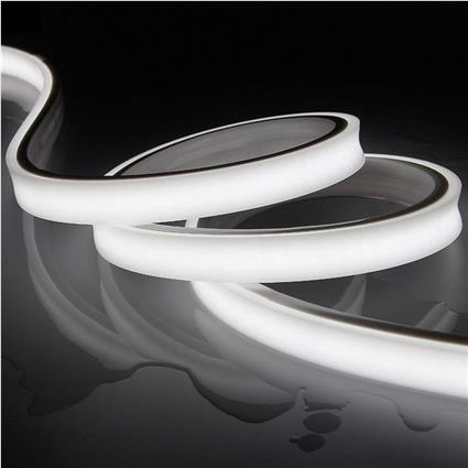 Led neon flex 25*15mm dc24v 240led/m 5m branco frio