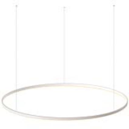 Luminária suspensa ring 115w ø1800mm branco neutro