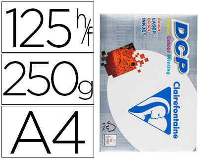 Papel Cópia  Branco DCP 250grs A4 125 Folhas