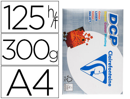Papel Cópia  Branco DCP 300gr A4 125 Folhas
