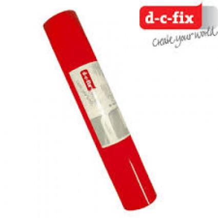 Papel Autocolante 0.45x15mts Brilhante Vermelho Rolo 