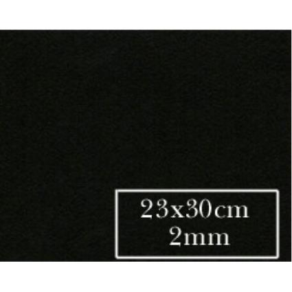Feltro 23X30Cm Preto 2mm