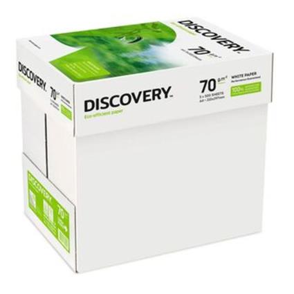 Papel de Cópia, A4, 70 g/m², Branco (Caixa 5 Resmas)