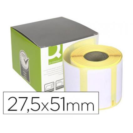 Etiqueta Dymo Compatível Removível 27,5x51mm 500 Unidades