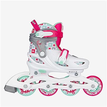 Patins em Linha  SK8 - Branco - Patins Rapariga