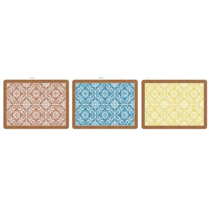 Individuais  Individual Azulejo Cortiça (3 pcs) (40 x 30 x 0.5 cm)
